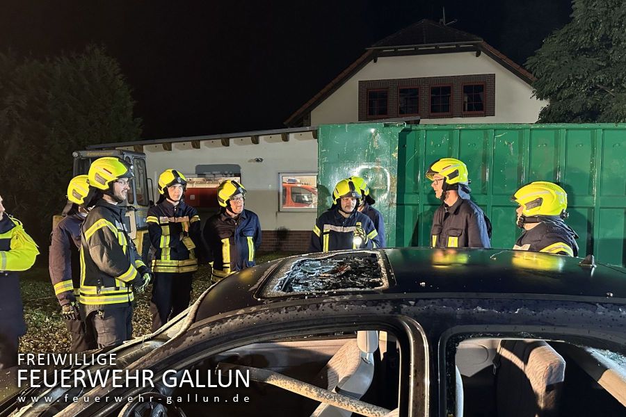 Ausbildung mit der Feuerwehr Mittenwalde